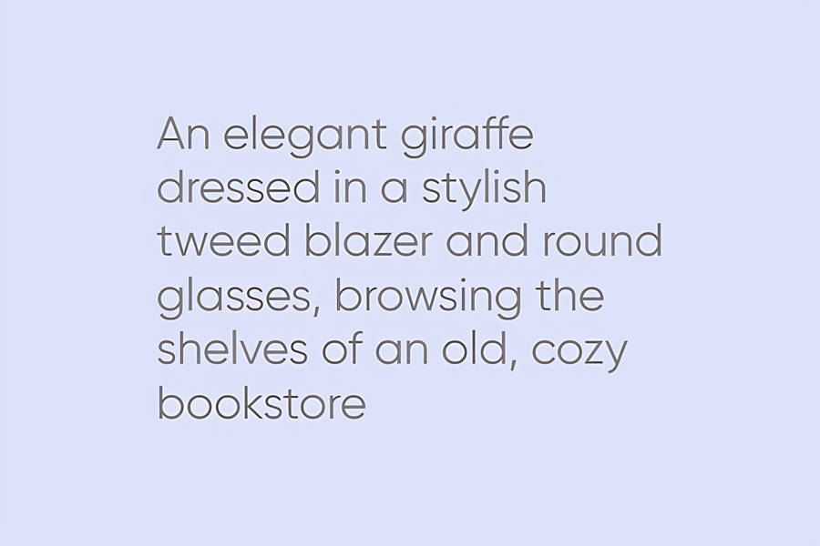 giraffe prompt for image generator